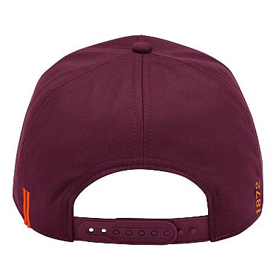 Men's Colosseum Maroon Virginia Tech Hokies Hits the Road Podium Adjustable Hat