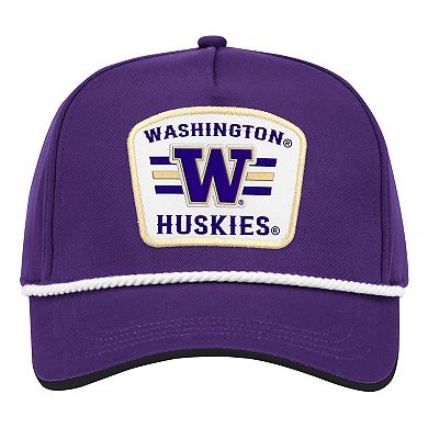 Men's Colosseum Purple Washington Huskies Hits the Road Podium Adjustable Hat