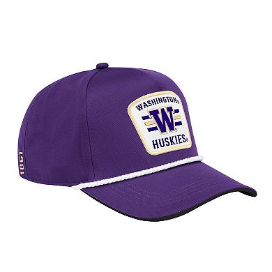 Men's Colosseum Purple Washington Huskies Hits the Road Podium Adjustable Hat