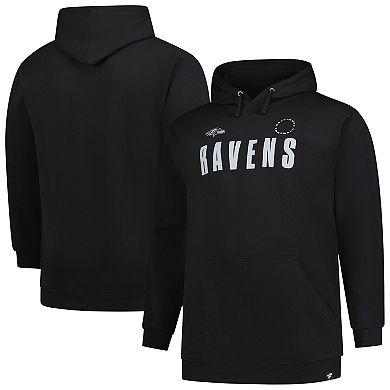 Men's Fanatics Black Baltimore Ravens Big & Tall Chip Shot Hoodie
