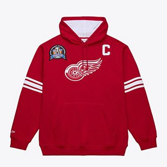 Men's Mitchell & Ness Steve Yzerman Scarlet Detroit Red Wings 1997 Name & Number Premium Pullover Hoodie