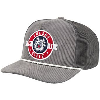 Men's Colosseum Gray Fresno State Bulldogs Where's My Hat Podium Adjustable Trucker Hat