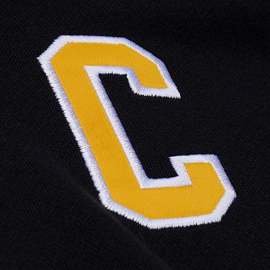 Men's Mitchell & Ness Mario Lemieux Black Pittsburgh Penguins 1992 Name & Number Premium Pullover Hoodie
