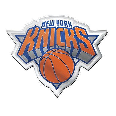 WinCraft New York Knicks Colored Chrome Auto Emblem