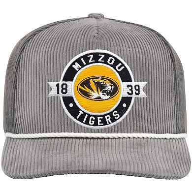 Men's Colosseum Gray Missouri Tigers Where's My Hat Podium Adjustable Trucker Hat
