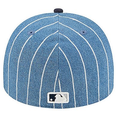 Men's New Era Blue/Navy New York Yankees Parallel A-Frame 59FIFTY Fitted Hat