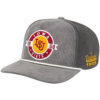 Men's Colosseum Gray Iowa State Cyclones Where's My Hat Podium Adjustable Trucker Hat