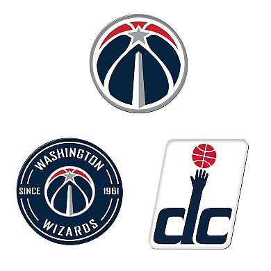 WinCraft Washington Wizards 3-Pack Premium Fridge Magnet Set