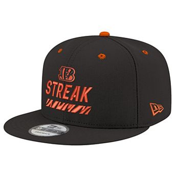 Men's New Era Black Cincinnati Bengals STREAK Season Ticket Member 9FIFTY Snapback Hat