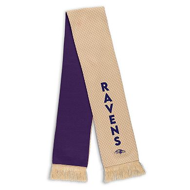 Women's WEAR by Erin Andrews Baltimore Ravens Tonal Microcheck Scarf & Glove Set