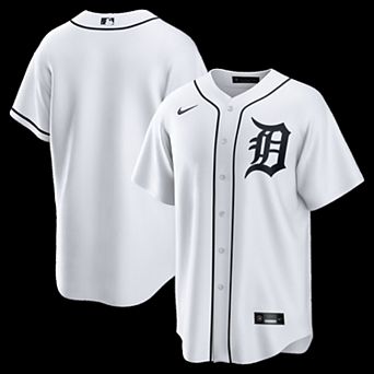 Men's Nike White Detroit Tigers Home Replica Jersey