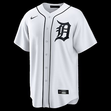 Men's Nike White Detroit Tigers Home Replica Jersey