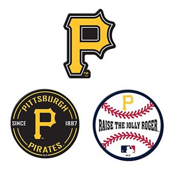 WinCraft Pittsburgh Pirates 3-Pack Premium Fridge Magnet Set