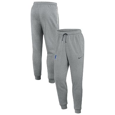 Men's Nike Heather Gray Memphis Tigers Basketball Practice Dri-FIT Taper Sweatpants