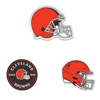 WinCraft Cleveland Browns 3-Pack Premium Fridge Magnet Set