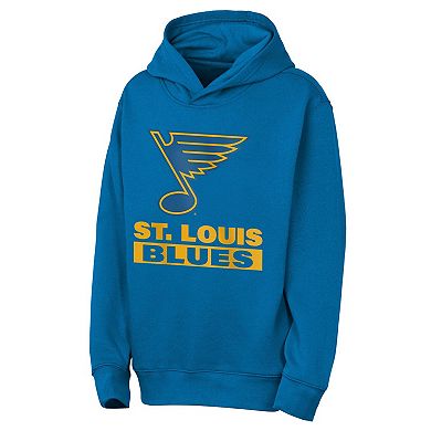 Youth Outerstuff Blue St. Louis Blues Back to Basics Hoodie