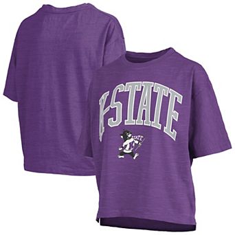 Women's Pressbox Purple Kansas State Wildcats Nelson T-Shirt