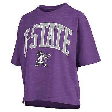 Women's Pressbox Purple Kansas State Wildcats Nelson T-Shirt