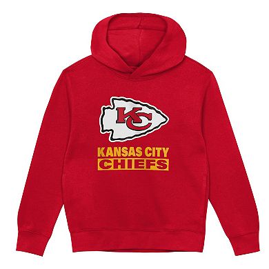 Toddler Outerstuff Red Kansas City Chiefs Back to Basics Hoodie