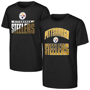 Youth Outerstuff Black Pittsburgh Steelers Never Quit 2-Pack T-Shirt Set