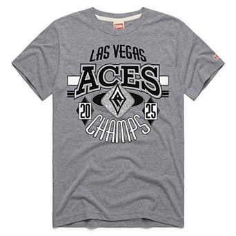 Unisex Homage Gray Las Vegas Aces 2025 WNBA Finals Champions Statement Tri-Blend T-Shirt
