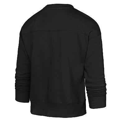 Girls Youth Outerstuff Black Boston Bruins Game Love Sweatshirt