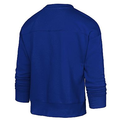 Girls Youth Outerstuff Royal New York Rangers Game Love Sweatshirt