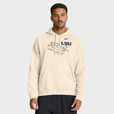 Men's Nike Cream LSU Tigers Campus Shadow Hoodie