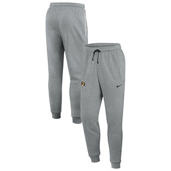 Men's Nike Heather Gray Missouri Tigers Basketball Practice Dri-FIT Taper Sweatpants