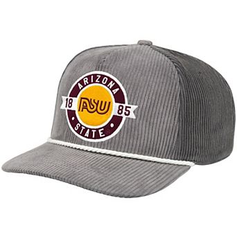 Men's Colosseum Gray Arizona State Sun Devils Where's My Hat Podium Adjustable Trucker Hat