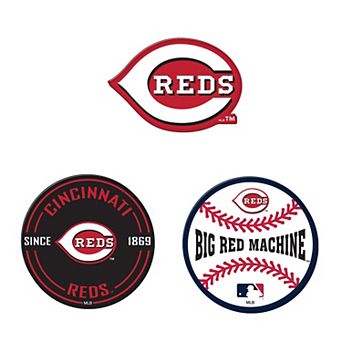 WinCraft Cincinnati Reds 3-Pack Premium Fridge Magnet Set