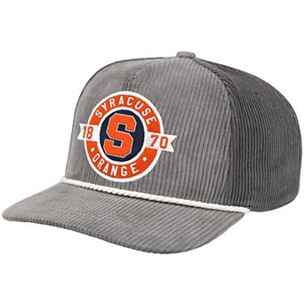 Men's Colosseum Gray Syracuse Orange Where's My Hat Podium Adjustable Trucker Hat