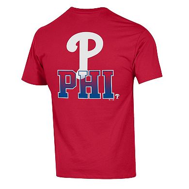 Men's Champion Red Philadelphia Phillies Jersey T-Shirt