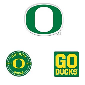 WinCraft Oregon Ducks 3-Pack Premium Fridge Magnet Set
