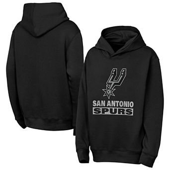 Youth Outerstuff Black San Antonio Spurs Back To The Basics Hoodie