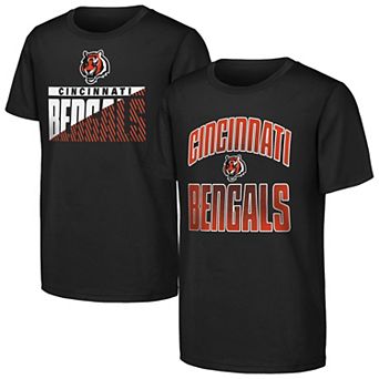Youth Outerstuff Black Cincinnati Bengals Never Quit 2-Pack T-Shirt Set