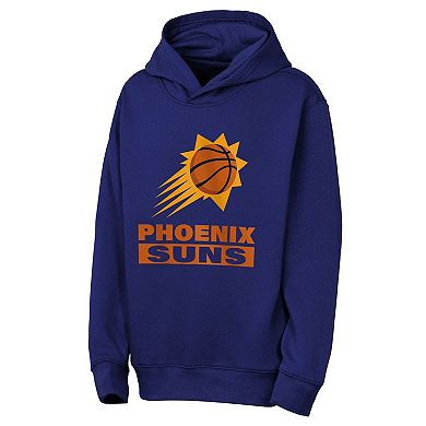 Youth Outerstuff Purple Phoenix Suns Back To The Basics Hoodie