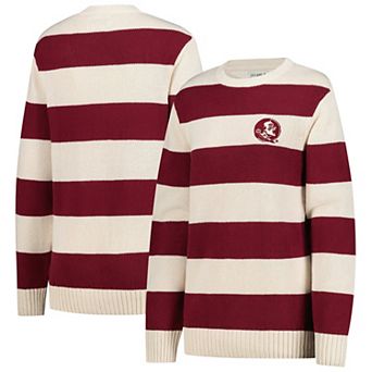 Unisex Uscape Apparel Cream Florida State Seminoles Renew Knit Stadium Sweater