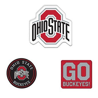 WinCraft Ohio State Buckeyes 3-Pack Premium Fridge Magnet Set