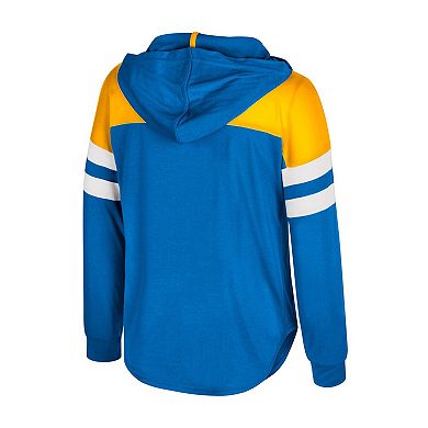 Girls Youth Colosseum Blue UCLA Bruins Reflection Hoodie Long Sleeve T-Shirt