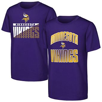 Youth Outerstuff Purple Minnesota Vikings Never Quit 2-Pack T-Shirt Set