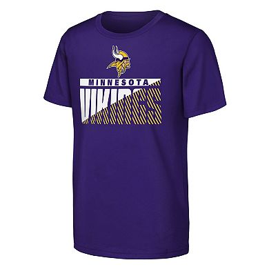 Youth Outerstuff Purple Minnesota Vikings Never Quit 2-Pack T-Shirt Set