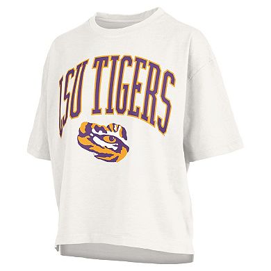 Women's Pressbox White LSU Tigers Nelson T-Shirt
