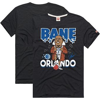 Unisex Homage Desmond Bane Charcoal Orlando Magic Signature Tri-Blend T-Shirt