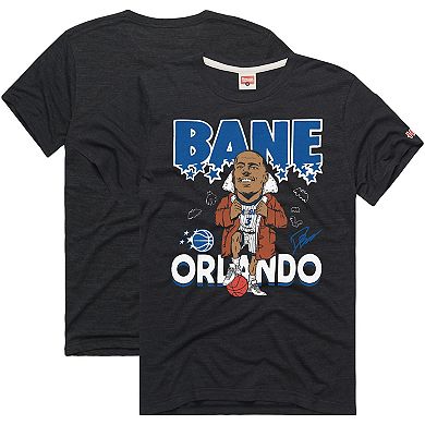 Unisex Homage Desmond Bane Charcoal Orlando Magic Signature Tri-Blend T-Shirt