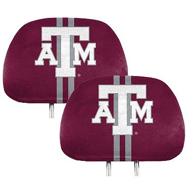 Logo Brands Texas A&M Aggies Printed Headrest Cover