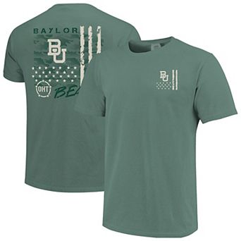 Men's Green Baylor Bears Comfort Colors OHT Camo Overlay T-Shirt