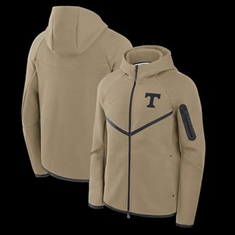 Men's Nike Olive Tennessee Volunteers Tech Fleece Full-Zip Windrunner Hoodie