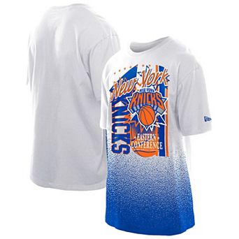 Men's New Era White New York Knicks Injection Sport Classics T-Shirt