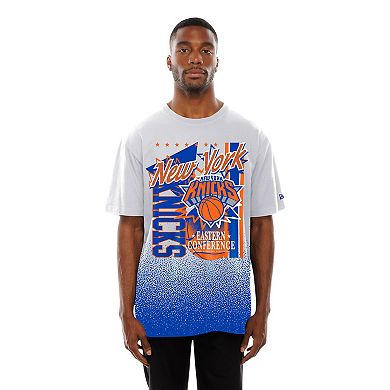 Men's New Era White New York Knicks Injection Sport Classics T-Shirt